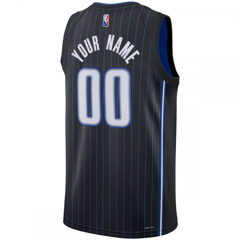 Orlando Magic 2021/22 Diamond Swingman Custom Jersey - Icon Edition - Black-Pro Kit Vault | Brand New 26/27 Sports Jerseys